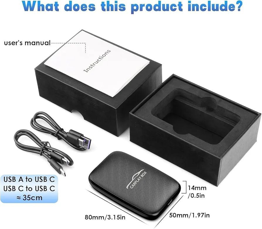 CarPlay Box الذكي 4×1 – استمتع بالترفيه والتحكم الكامل في عربيتك