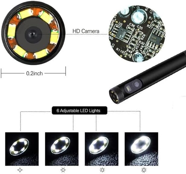 كاميرا فحص بمنظار للأماكن الصعبة – طول 5 متر