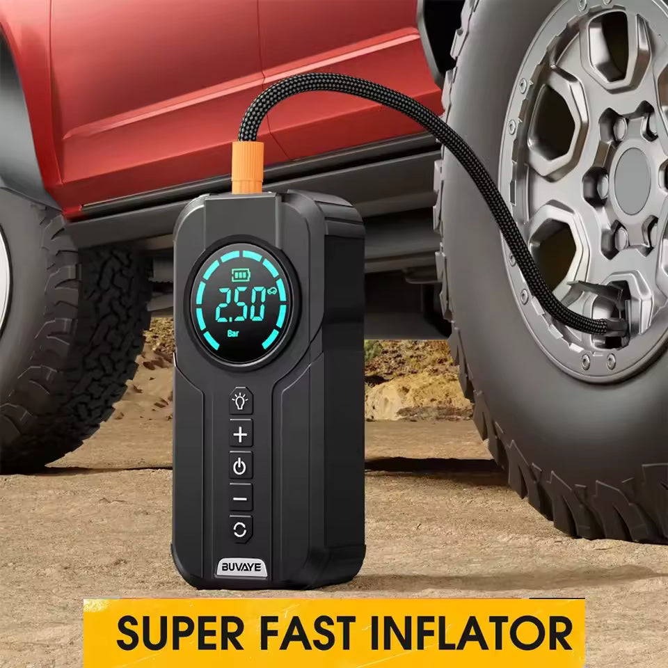 🛠️ منفاخ هواء متعدد الوظائف مع بطارية 15000mAh – 4 في 1