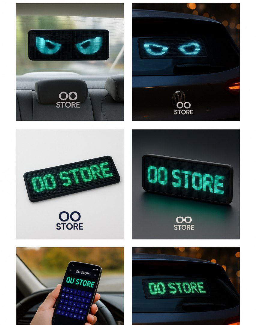 لاصقة led تقدر تكتب عليها اي حاجه للعربيات