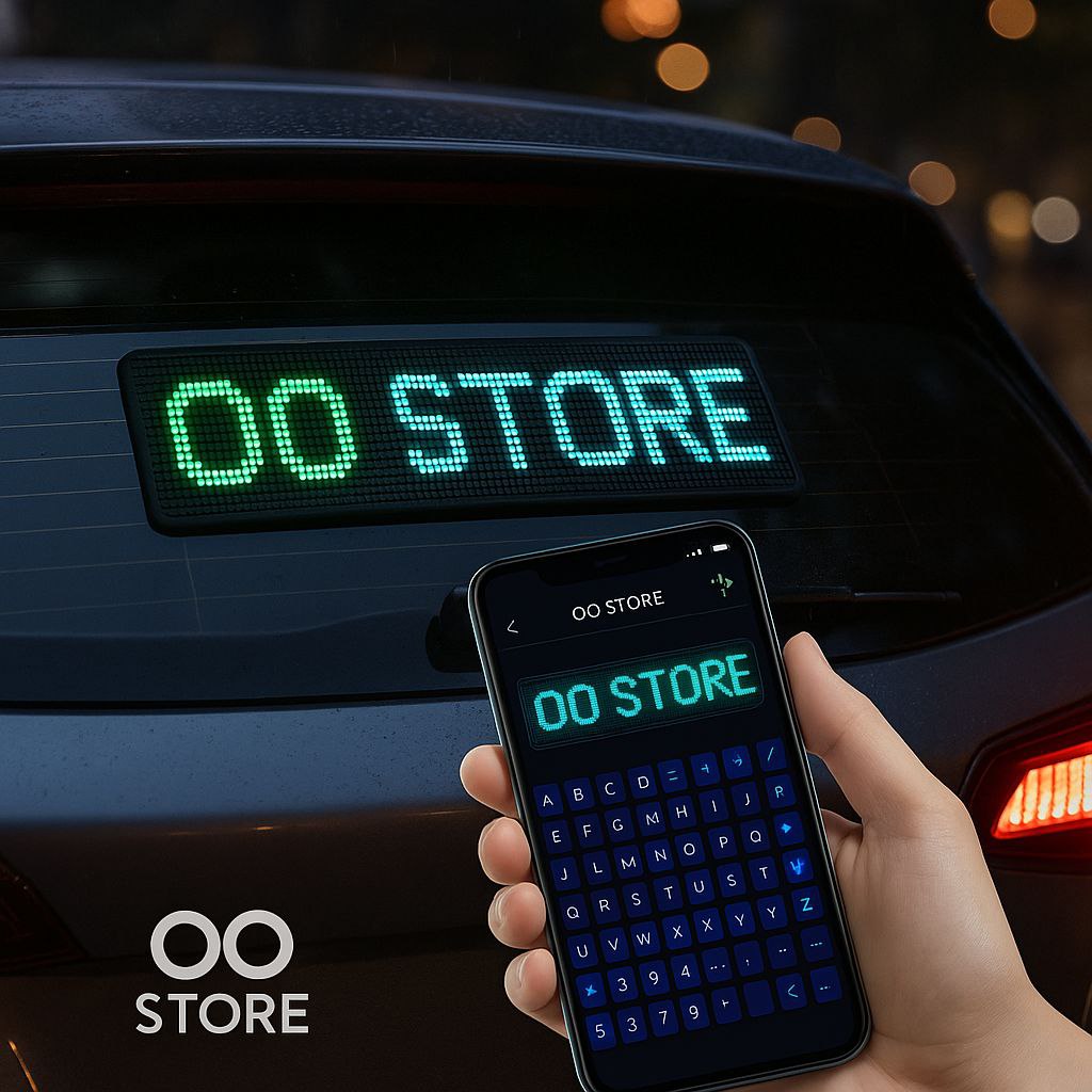 لاصقة led تقدر تكتب عليها اي حاجه للعربيات