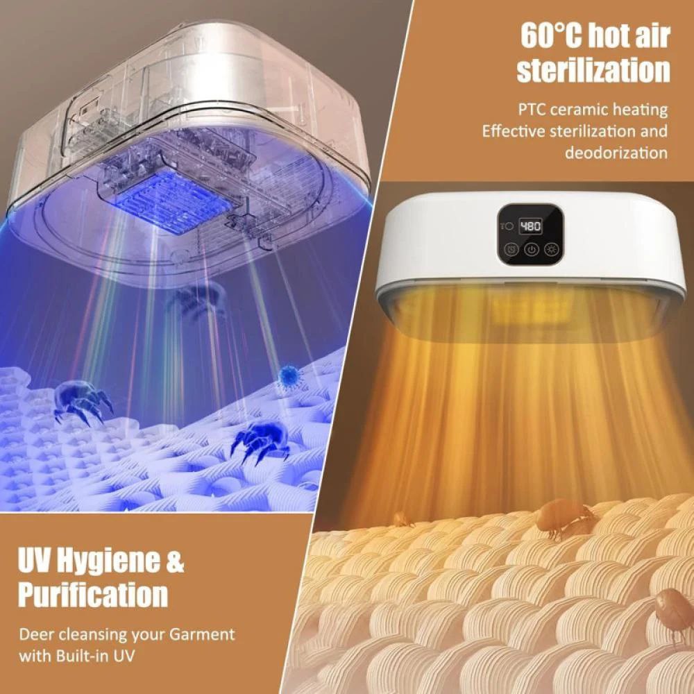 🧺 مجفف ملابس محمول DSP KD6026 – 600 واط