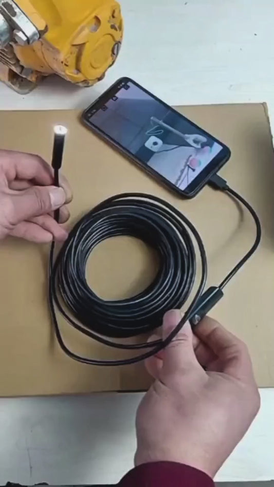 كاميرا فحص بمنظار للأماكن الصعبة – طول 5 متر